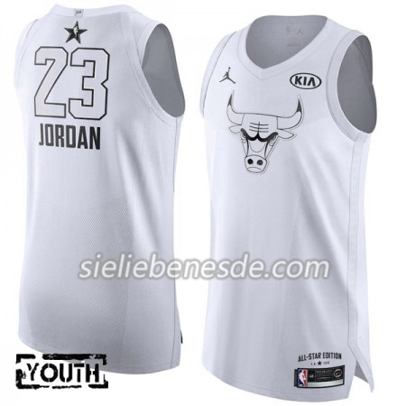 Kinder NBA Chicago Bulls Trikot Michael Jordan 23 2018 All-Star Jordan Brand Weiß Swingman
